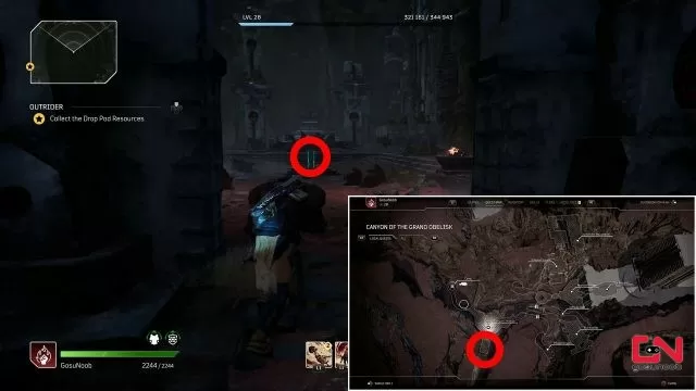 stone pillar locations outriders secret side quest