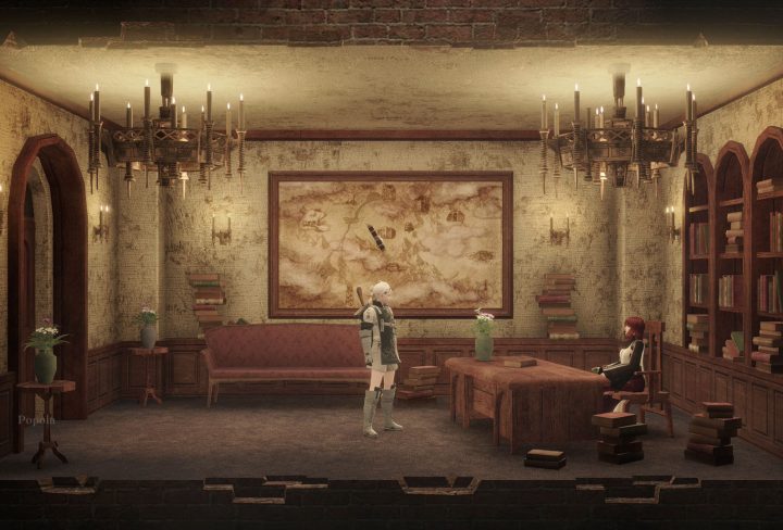 talk to popola or check on yonah in nier replicant