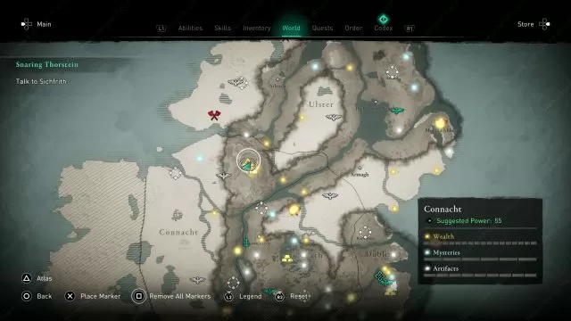 AC Valhalla Celtic Breeches Location Map