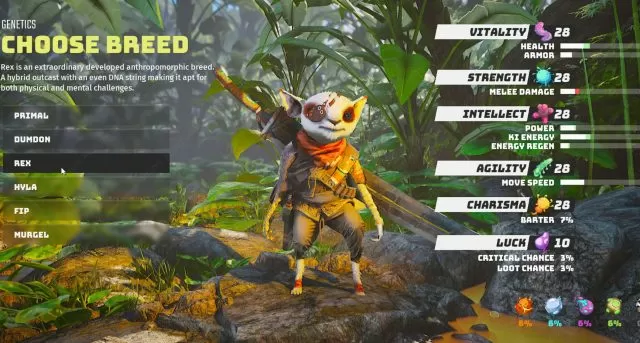 Biomutant Rex Breed