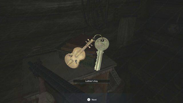 Luthiers Key Resident Evil Village Open Violin Door