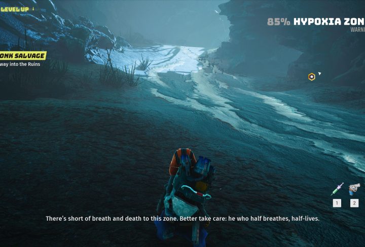 biomutant hypoxia oxygen pingdish & suit location for surviving the deadzone