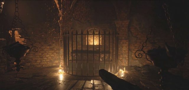 hanging torch & coffin puzzle resident evil 8 village