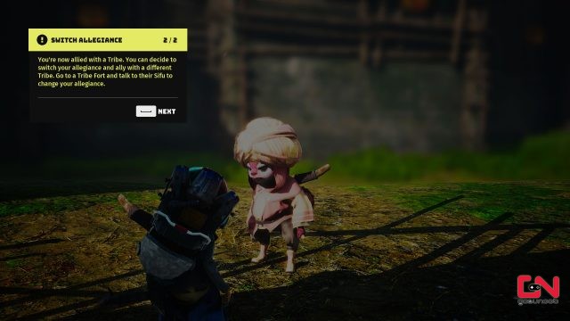 how to change tribe in biomutant