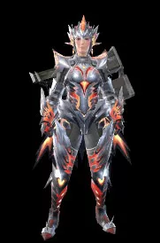 monster hunter rise crimson valtrax female armor