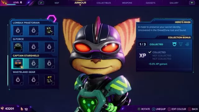 Captain Starshield Helmet - Ratchet & Clank Rift Apart