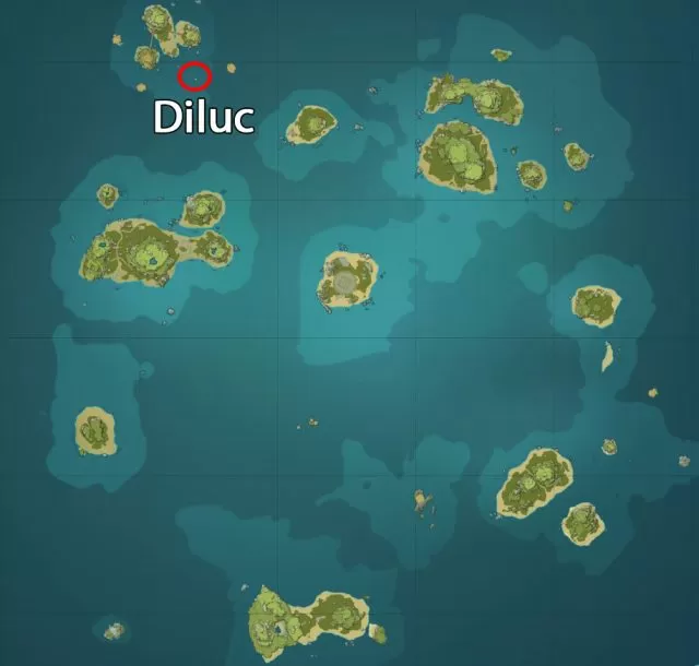 Diluc Location