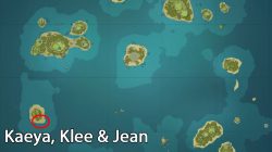 Kaeya, Klee & Jean Location