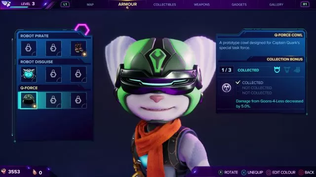 Q-Force Helmet - Ratchet & Clank Rift Apart