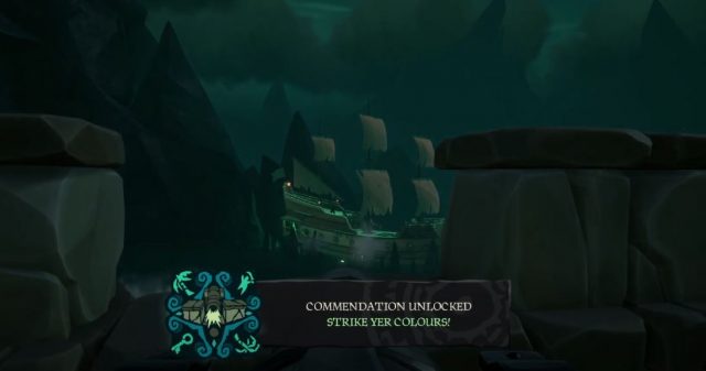 Strike Your Colours - Sea of Thieves Return Fire Commendation