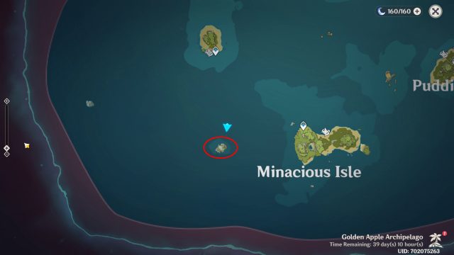 Where Is The Whirlpool Luxurious Chest Near Minacious Isle