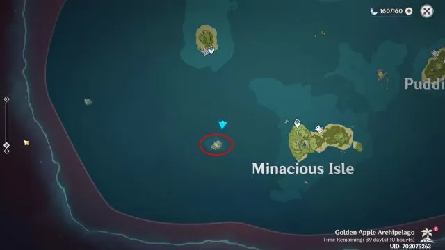 Where Is The Whirlpool Luxurious Chest Near Minacious Isle