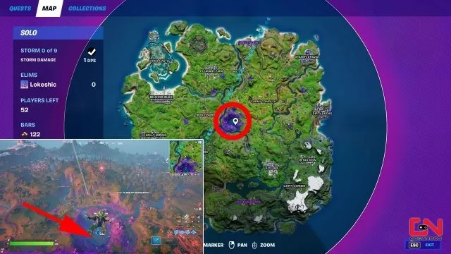 aftermath location fortnite where to find