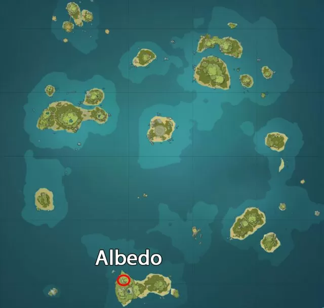 albedo location