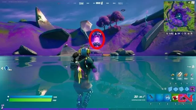 alien artifacts locations fortnite