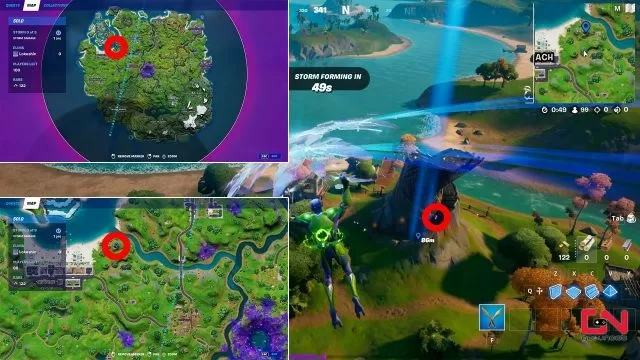 all fortnite alien artifact locations