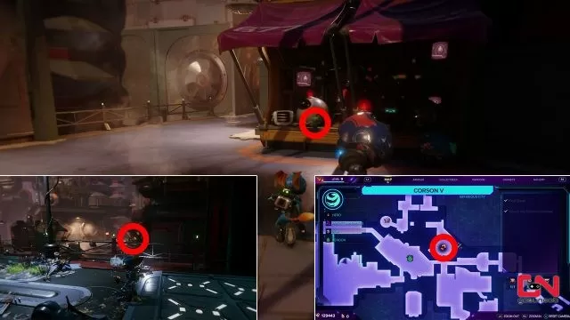 corson v where to find craiggerbear locations ratchet clank rift apart