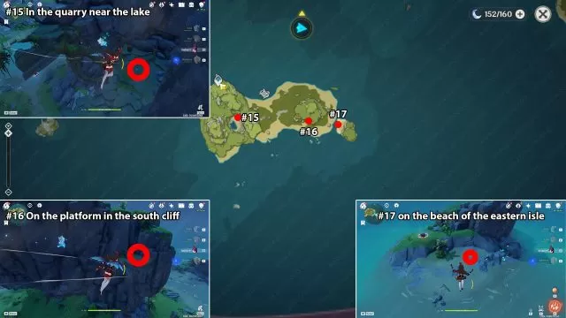 day 2 genshin impact minacious isle echoing conch locations map