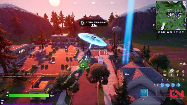 fortnite rubber ducks in retail row pleasant park and believer beach