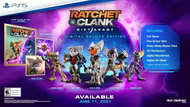 ratchet and clank rift apart deluxe edition armor