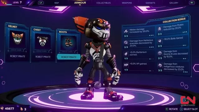 robot pirate armor set ratchet & clank rift apart