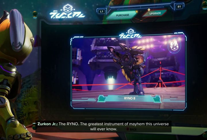 spybot locations ryno ultimate weapon ratchet & clank rift apart