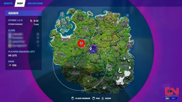 where to find fortnite cosmic chest