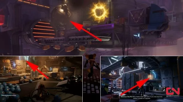 where to find spybot locations rift apart corson v