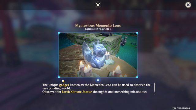 How To Get Memento Lens Genshin Impact