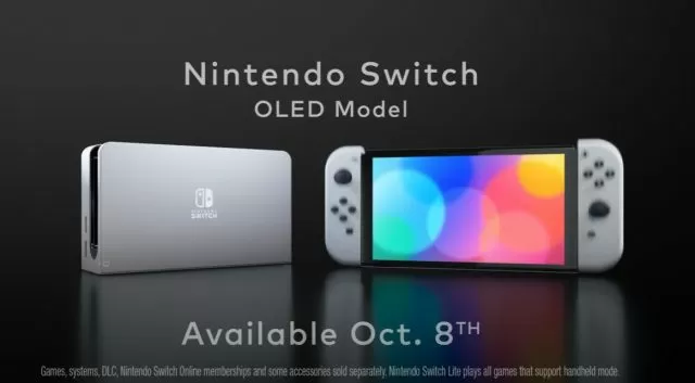 Nintendo Switch OLED Announced