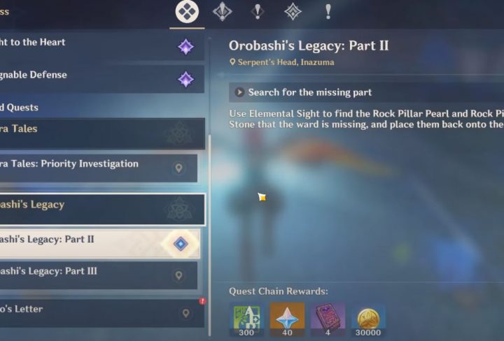 Orobashi's Legacy Part II - Electro Pillar Water Barrier Genshin Impact