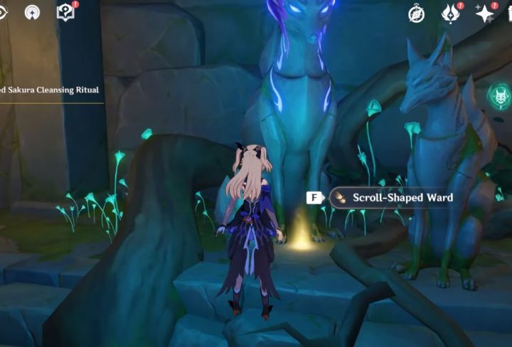 Scroll-Shaped Ward Location Genshin Impact