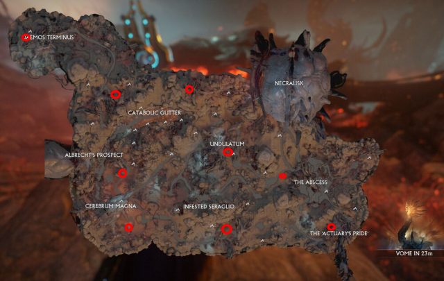 Fallen Necramech spawn locations