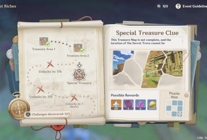 Special Treasure Clue - Lost Riches Event Genshin Impact