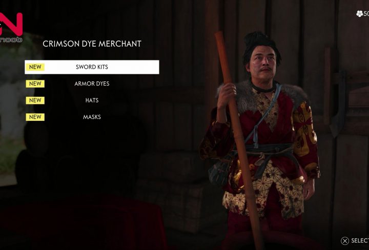 crimson dye ghost of tsushima red dye merchant iki island