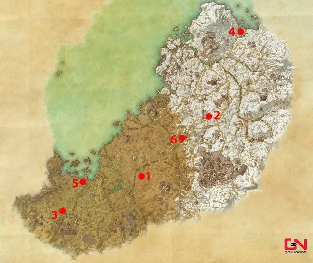 where to find eso wrothgar striking locales