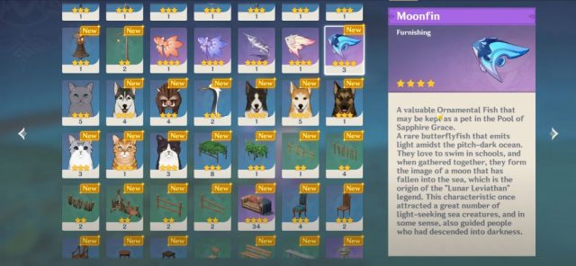 Catch 5 Special Fish Moonfins in The Lunar Realm - Get Moonstringer Genshin Impact