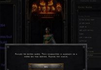 Diablo 2 Failed to Enter Game - This Character is Already in Game Bug Fix