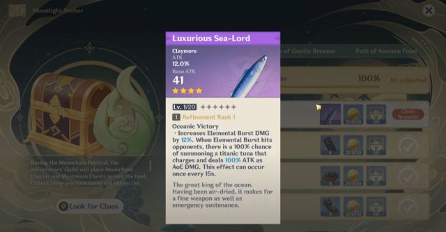 How to Get Luxurious Sea-Lord Genshin Impact - Moonlight Merriment Event
