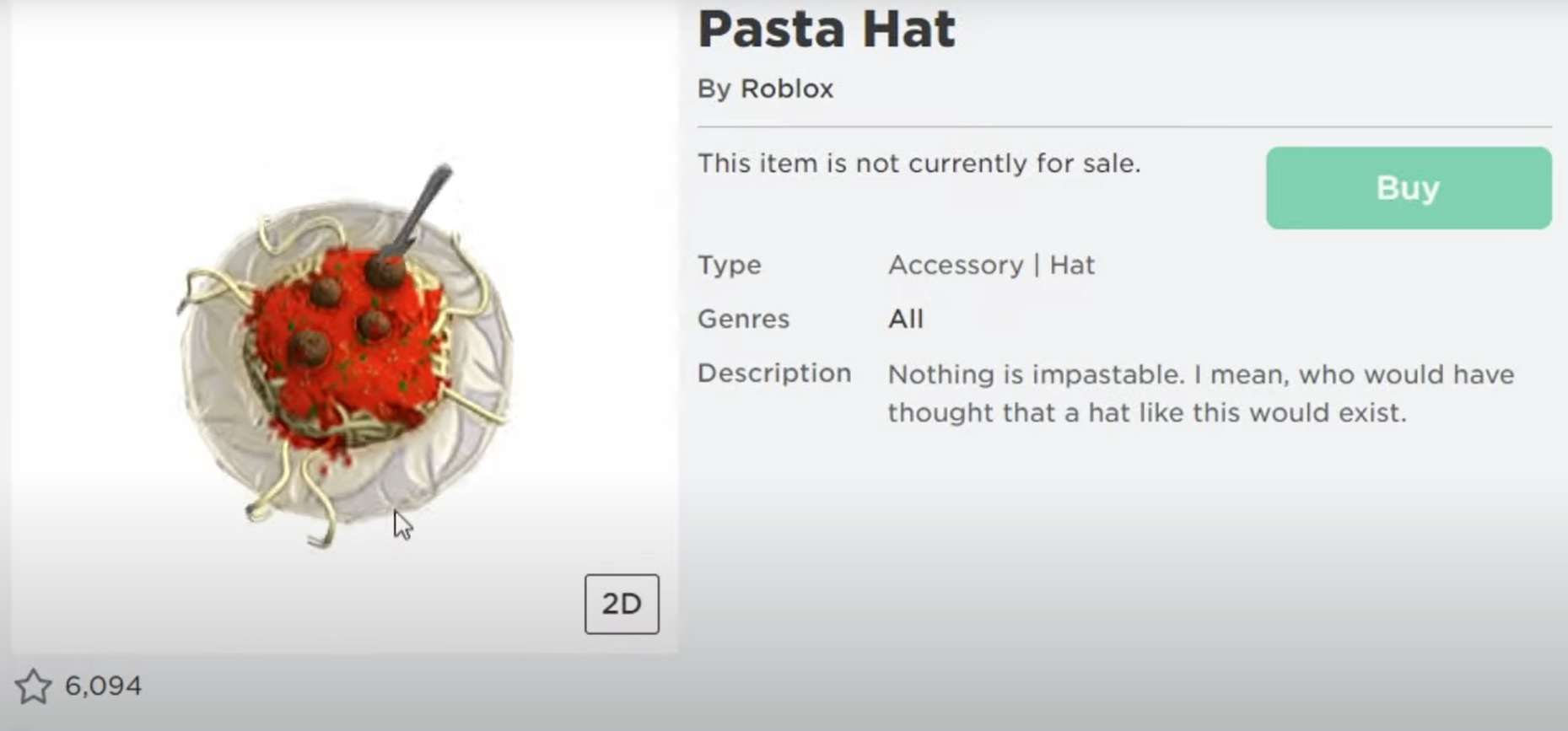 How to Get Pasta Hat Roblox Promo Codes