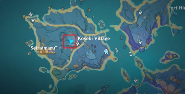 Kid Kujirai Location Seirai Island