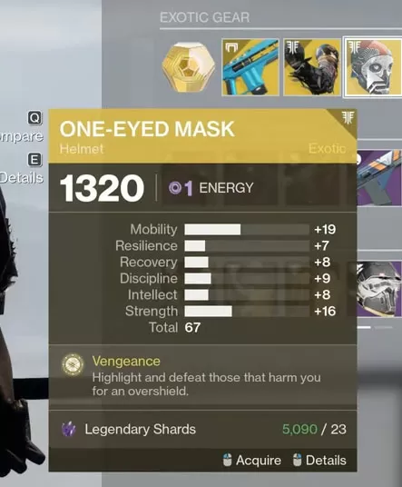 One-Eyed Mask