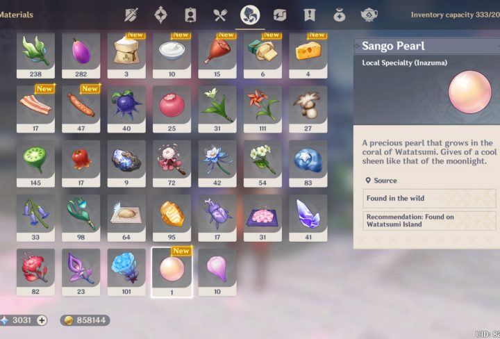 Sango Pearl Location - Genshin Impact