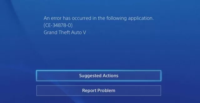 ce-34878-0 error code fix gta v ps4