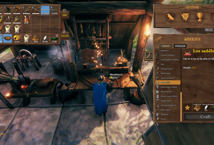 how to get lox saddle valheim