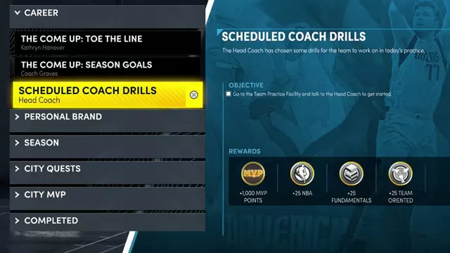 nba 2k22 coach drills