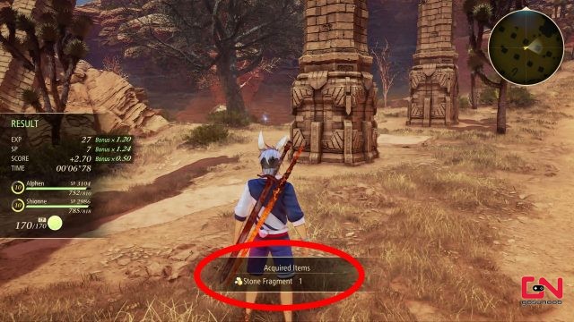 stone fragment location tales of arise