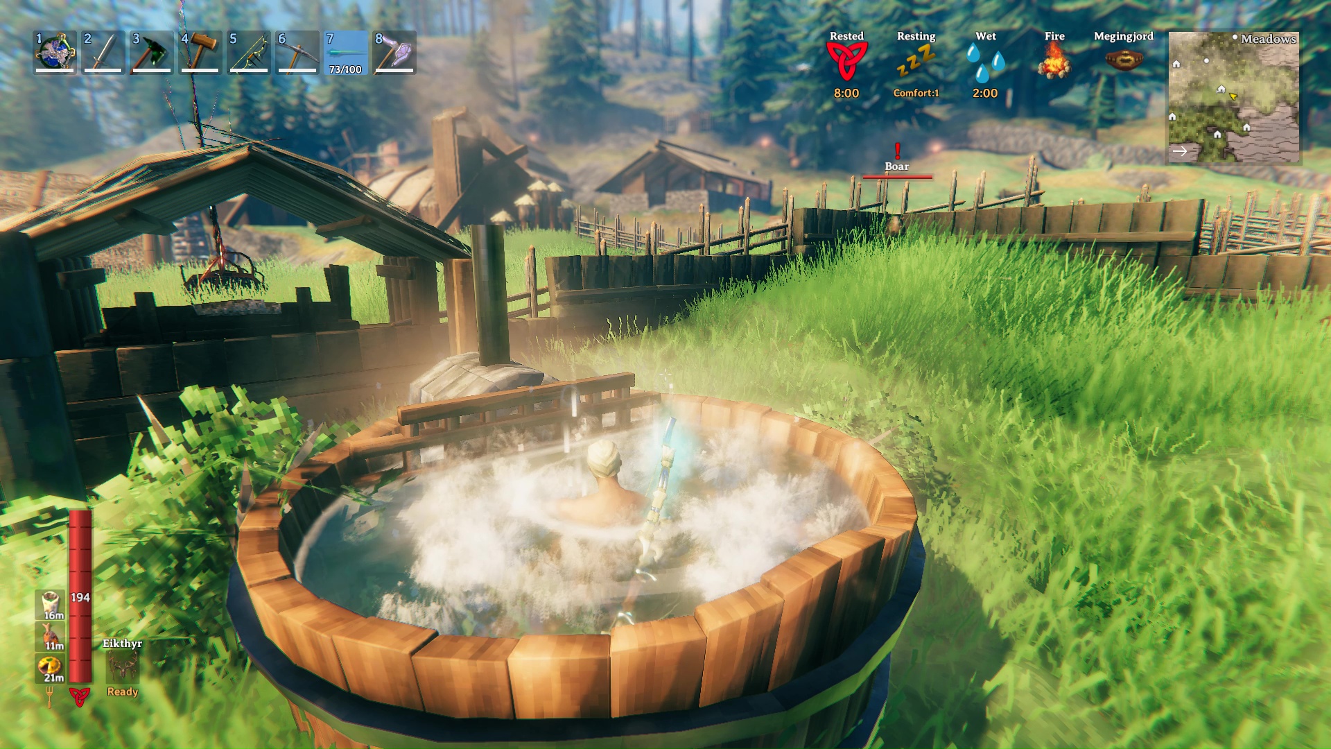Valheim Hot Tub How to Craft & Use