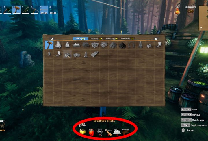 valheim silver necklace location how to build treasure chest