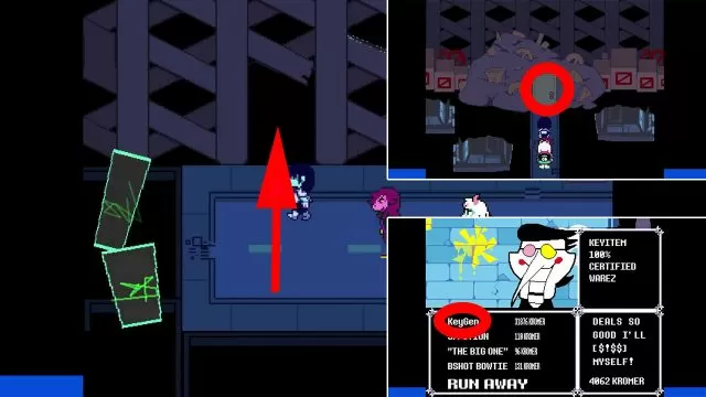 where to find basemen location deltarune chapter 2